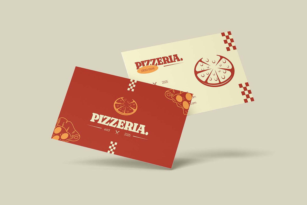 Pizzeria - Business Card, a Business Card Template by VUNIRA (Photo 1 of 3)