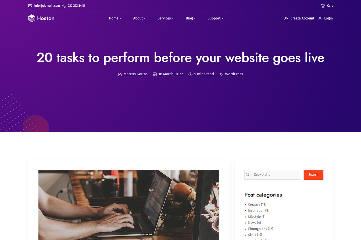 HostOn - HTML5 Hosting Template, a Bootstrap Template by ReformedTech (Photo 5 of 9)