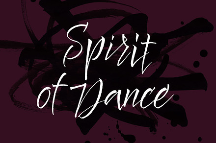 Spirit of Dance Font & Extras
