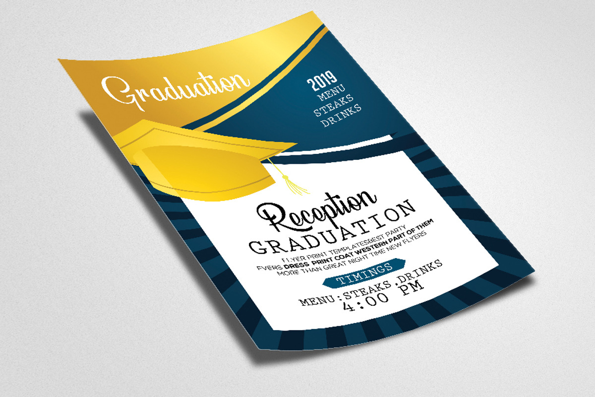 Graduation Flyer Template, a Flyer Template by Business Flyers (Photo 2 of 2)