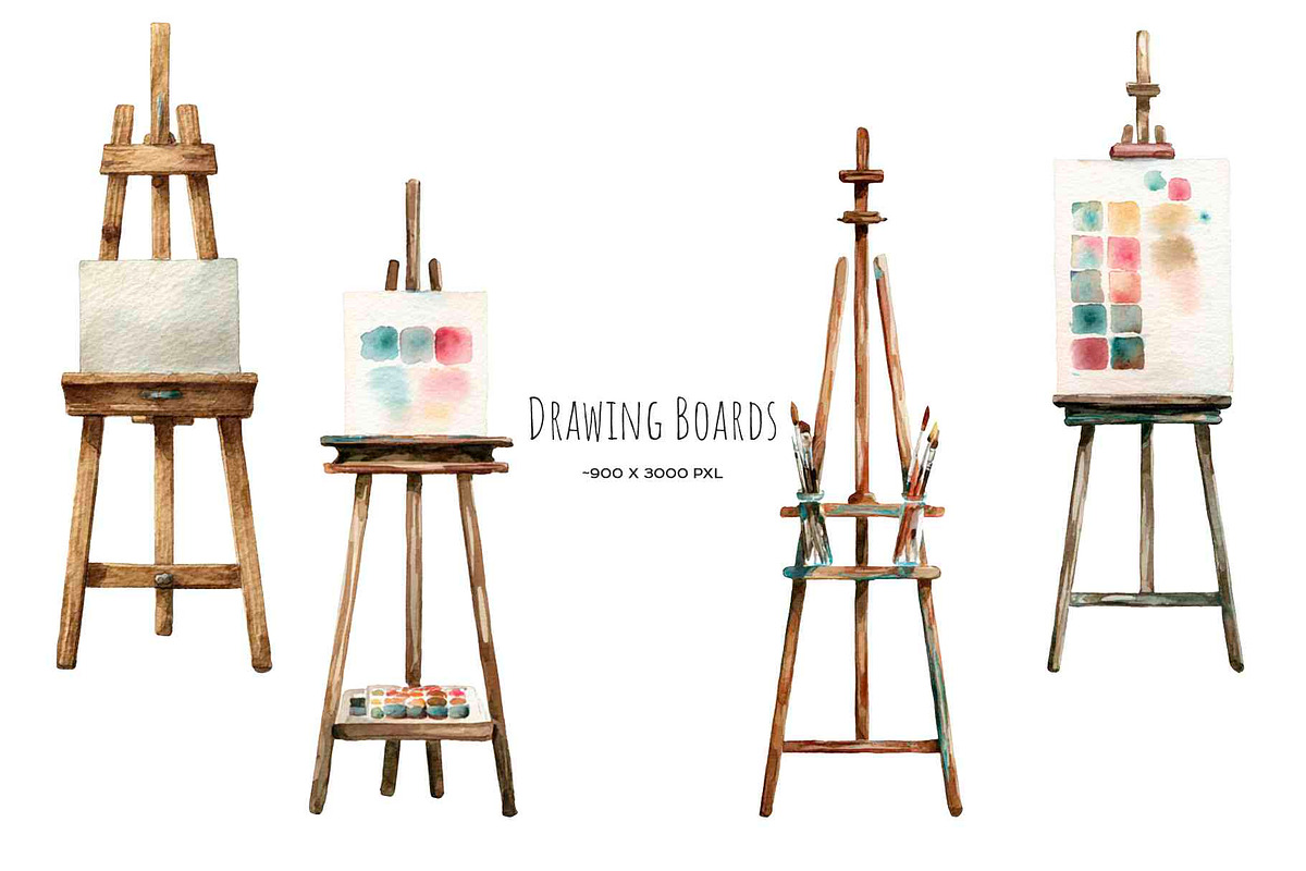 I love painting. Drawing equipments, an Object Illustration by Art and Funny (Photo 4 of 5)
