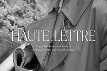 Haute Lettre Serif