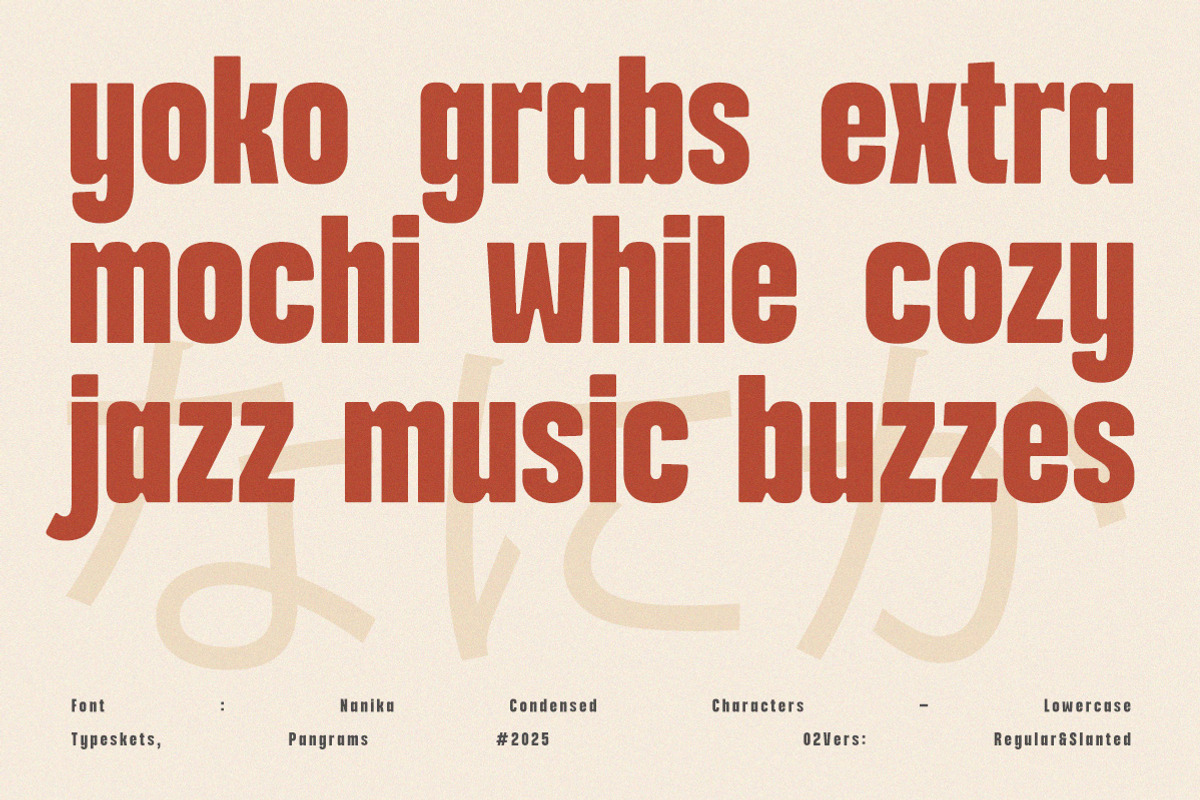 Nanika, a Sans Serif Font by Typeskets (Photo 8 of 15)