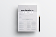 Meeting Minutes Template | Canva, a Stationery Template by obayes (Thumbnail 3 of 4)