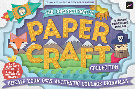 Comprehensive Paper Craft Collection, a Brush Add-On by The Artifex Forge