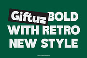 Giftuz - Bold Sans Serif Font, a Sans Serif Font by Flawless And Co (Thumbnail 6 of 10)