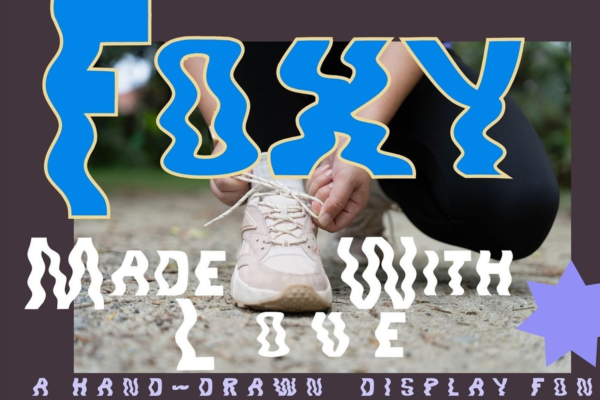 Foxy a Hand-lettered Modern Display, a Handwritten Font by Eryn Rose Design (Photo 1 of 12)