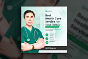Healthcare medical social media post, a Social Media Template by Tanmoy Topu (Thumbnail 6 of 11)