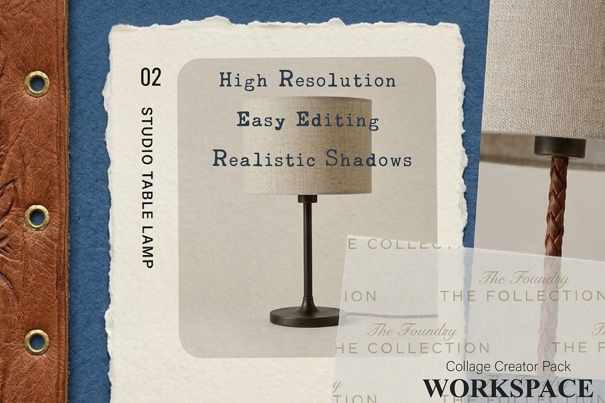 Workspace Collage Creator Kit 250PNG, an Object Graphic by DreamoraArt (Photo 2 of 8)