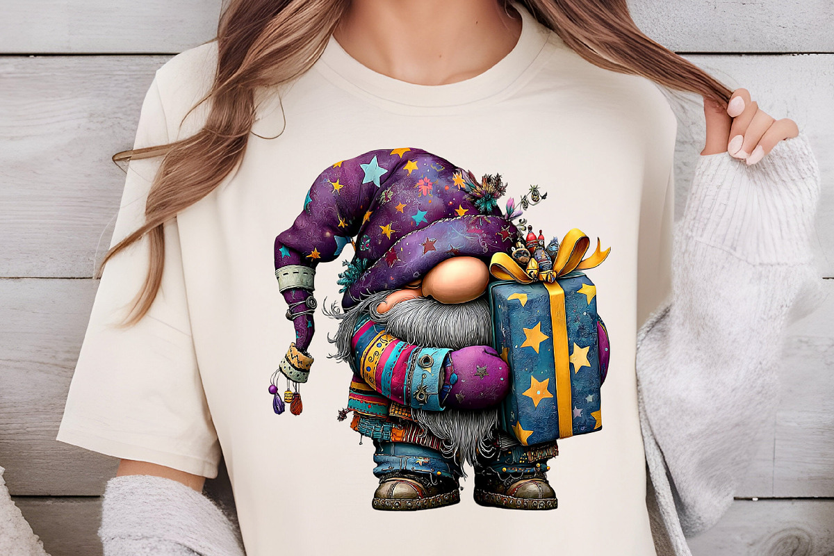 Winter Christmas Gnome Clipart, an Illustration by DreamCafeArt (Photo 6 of 6)
