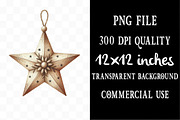 Neutral Rustic Christmas Clipart, an Illustration by Designking (Thumbnail 4 of 5)