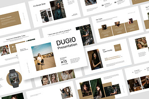 Dugio : Photo Business Google Slides, a Presentation Template by Punkl Camp