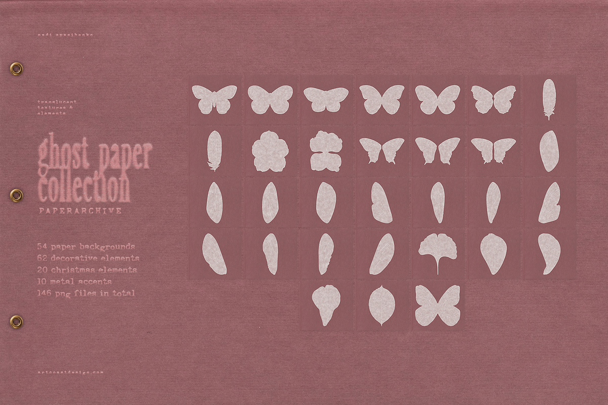 Ghost Paper — Textures & Elements, a Texture Graphic by nadispasibenko (Photo 11 of 13)