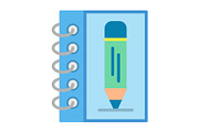 Sketchbook Flat Icon, an Icon by Pexelpy (Thumbnail 1 of 2)