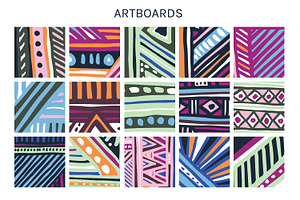 Young Festive Artboards Patterns