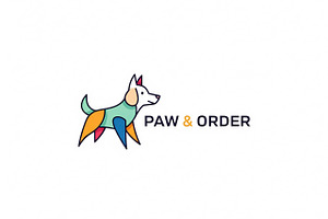 Paw Order Colorful, a Branding & Logo Template by Logocreative