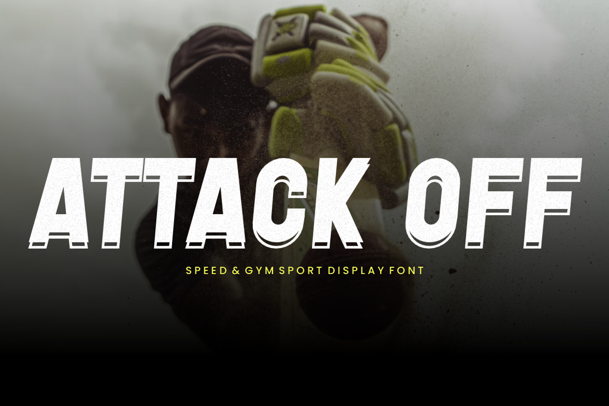 Sportgen - Gym Sport Display Font, a Sans Serif Font by QR Design Studio (Photo 2 of 6)