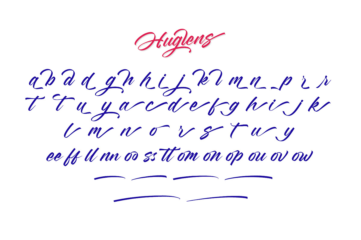 Huglens - Sans & Script Font Duo, a Script Font by Variatype (Photo 12 of 12)