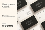 Minimal Business Card Template, a Business Card Template by ArtisanaAura (Thumbnail 1 of 7)