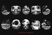 10 Bundle Dark Art Sunset Vibes Sea, an Illustration by Morspective (Thumbnail 6 of 7)