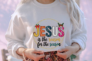 Christian Christmas Jesus is the Rea, an Illustration by designcity5 (Thumbnail 5 of 8)
