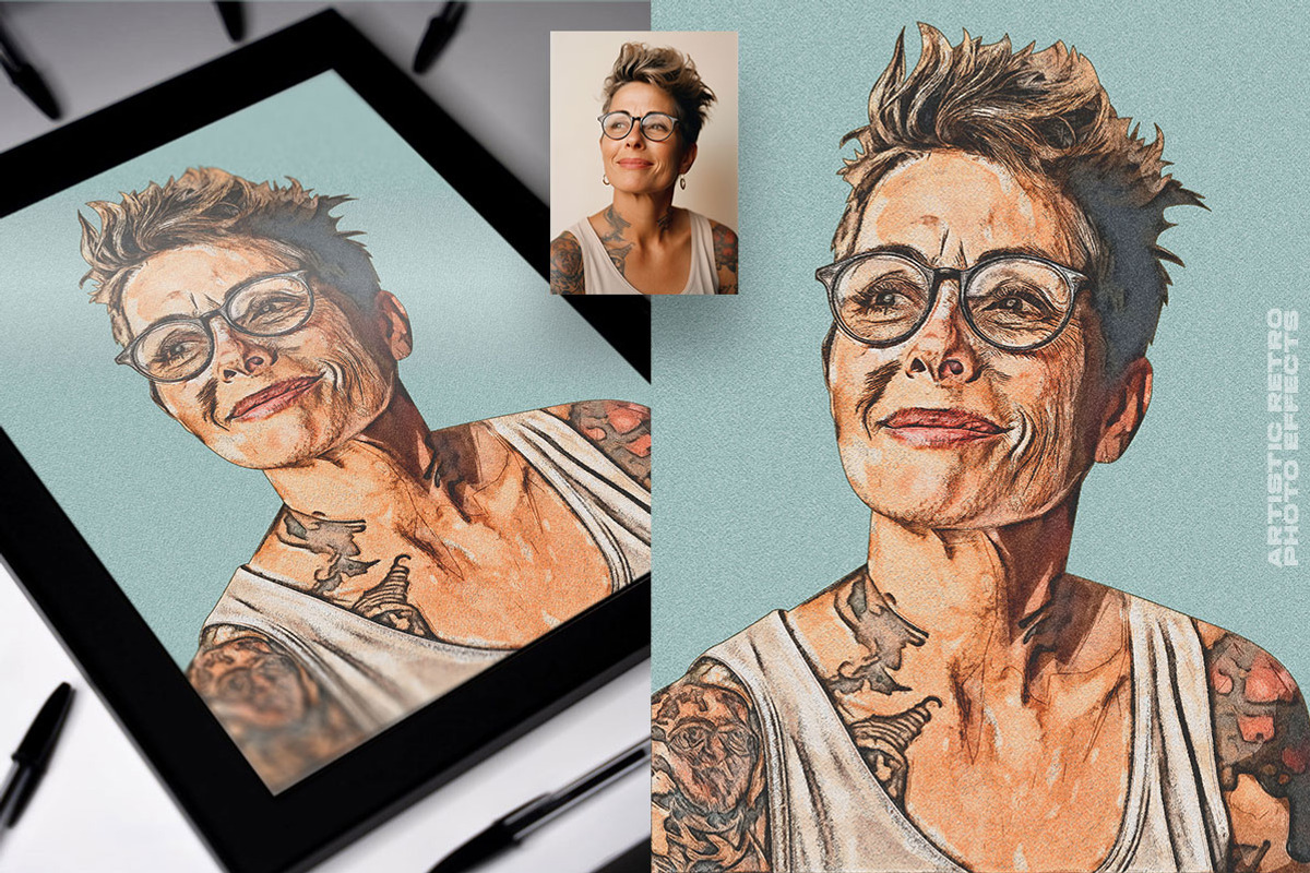 Artistic Retro Photo Effects, an Action Add-On by Amorjesu.com (Photo 26 of 36)