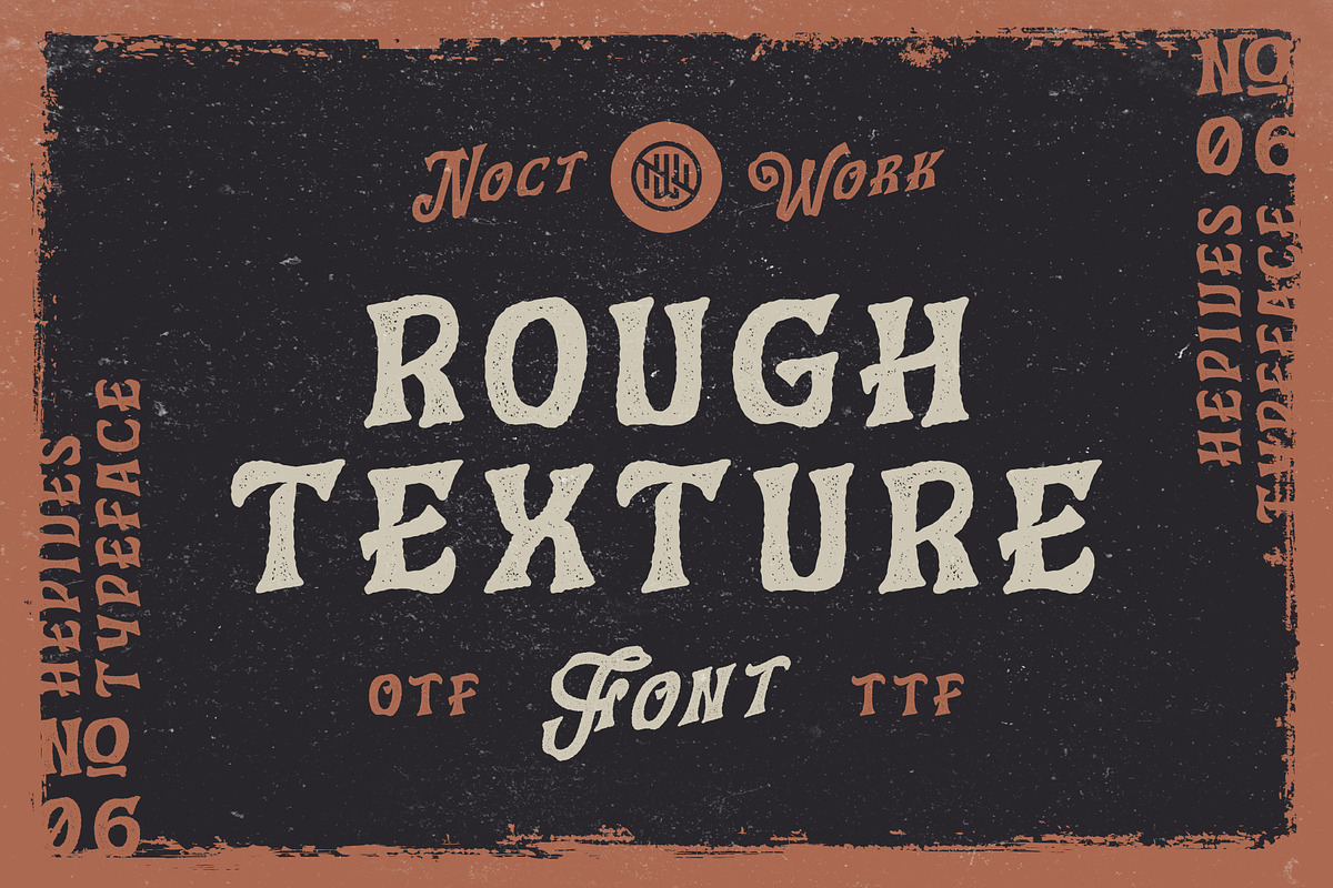 Hepives Texture Font, a Font by Nocturnal Workspace (Photo 2 of 8)