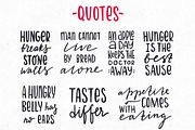 Set of hand-drawn illustration, a Food Illustration by Wewhitelist (Thumbnail 4 of 6)