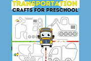 Transportation Crafts for Preschool, an Education Illustration by Sourcedigi (Thumbnail 1 of 3)