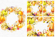 Pumpkins watercolor collection, a Food Illustration by Ann Astro (Thumbnail 13 of 17)