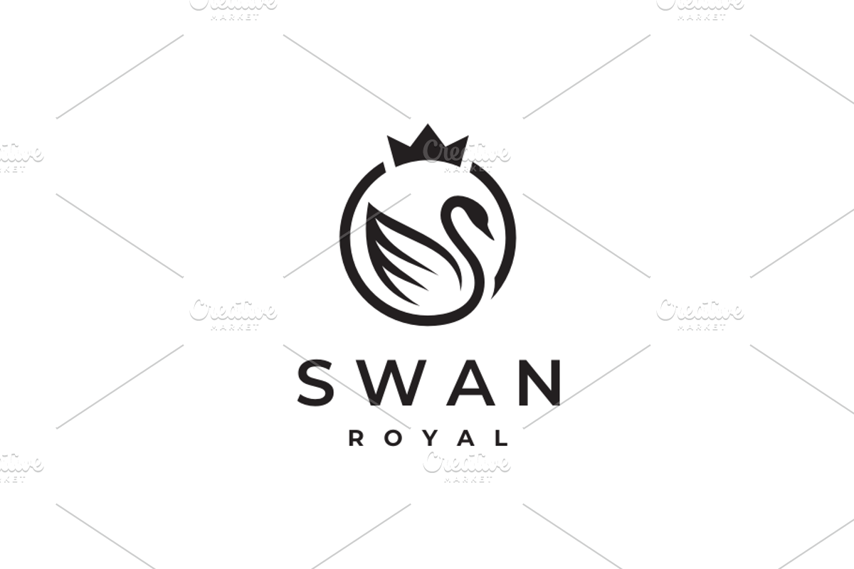 King Swan Logo, a Branding & Logo Template by yopie (Photo 3 of 3)