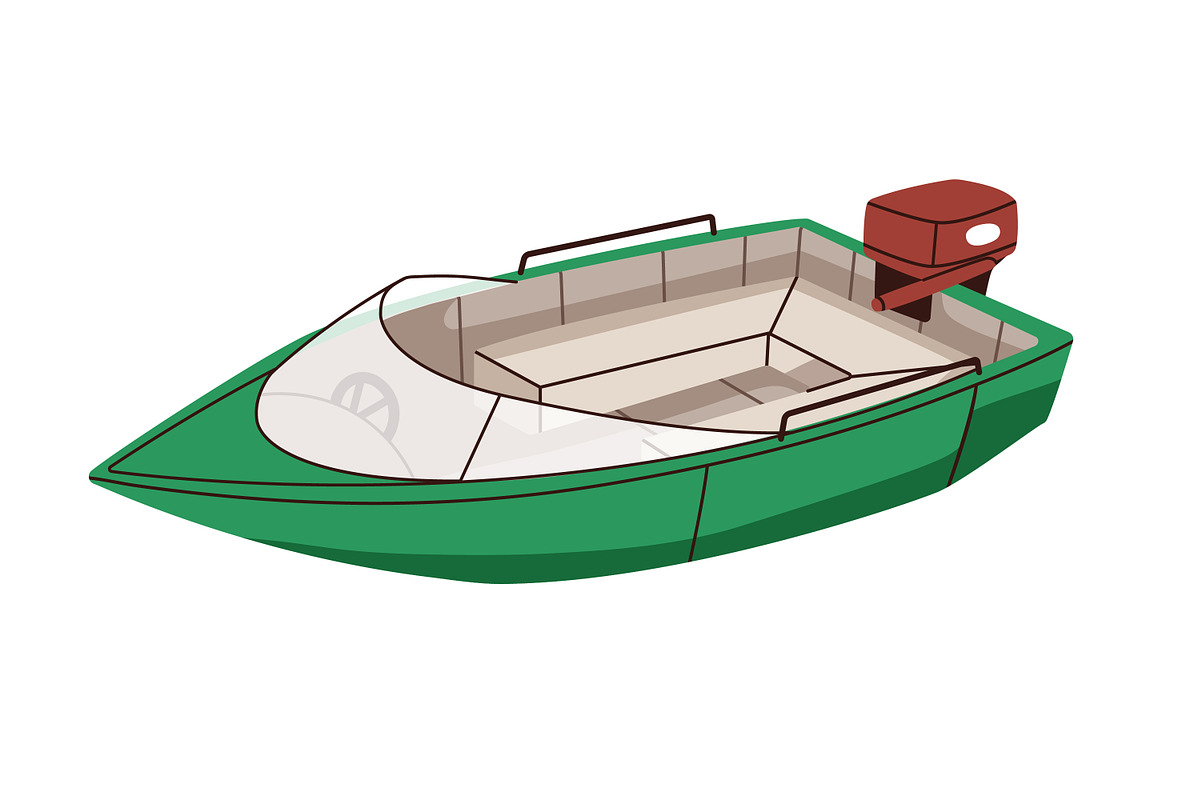 Different boats, water transport set, a Transportation Illustration by Good Studio (Photo 3 of 11)