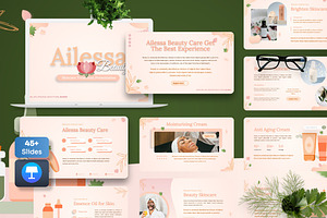 Ailessa - Skincare Keynote, a Presentation Template by Dhabee