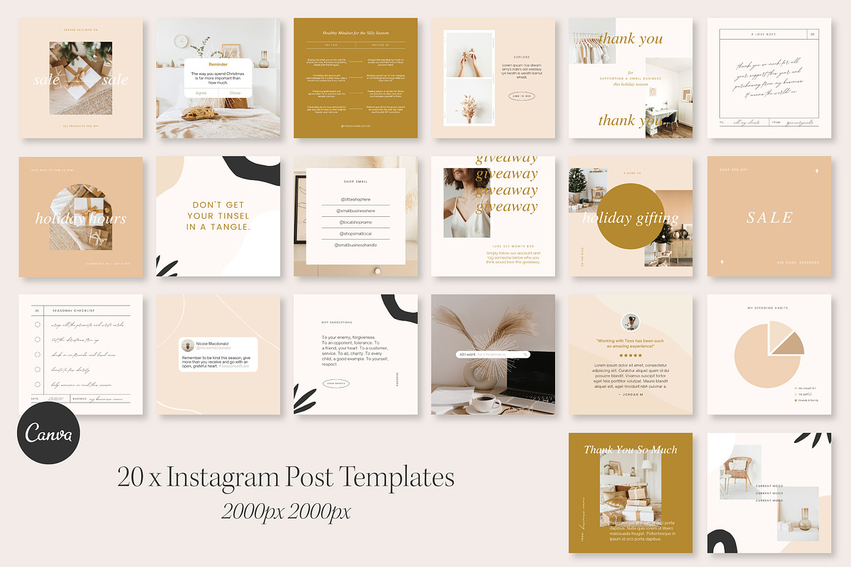 Season Style Social Template Bundle, a Social Media Template by January Made Design (Photo 2 of 12)