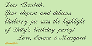 EdwardEdwin, a Script Font by Ingrimayne Type (Thumbnail 2 of 7)