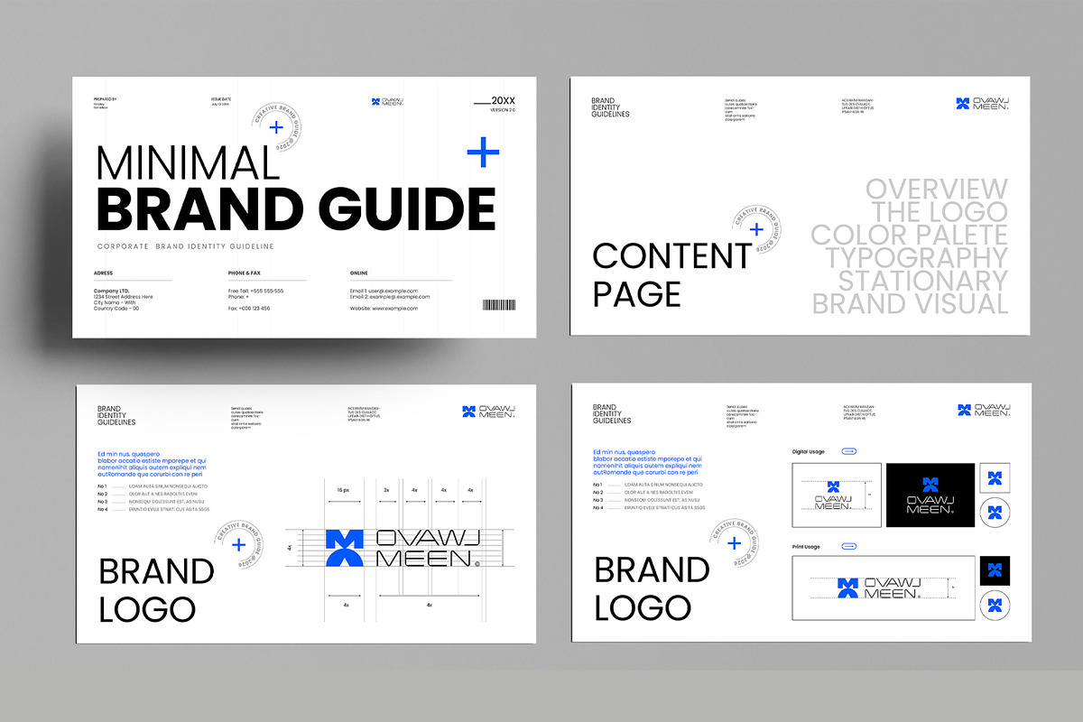 Brand Guideline Presentation Layout, a Presentation Template by MightyDesign (Photo 2 of 7)