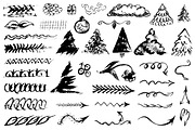 Winter collection vector brushes., a Brush Add-On by MariShop (Thumbnail 5 of 6)