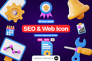 3D SEO & Web Illustration, an Object 3D Model by SLAB! Design (Thumbnail 1 of 4)