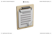 Clipboard with Document 3D, an Object 3D Model by Wencory (Thumbnail 2 of 2)