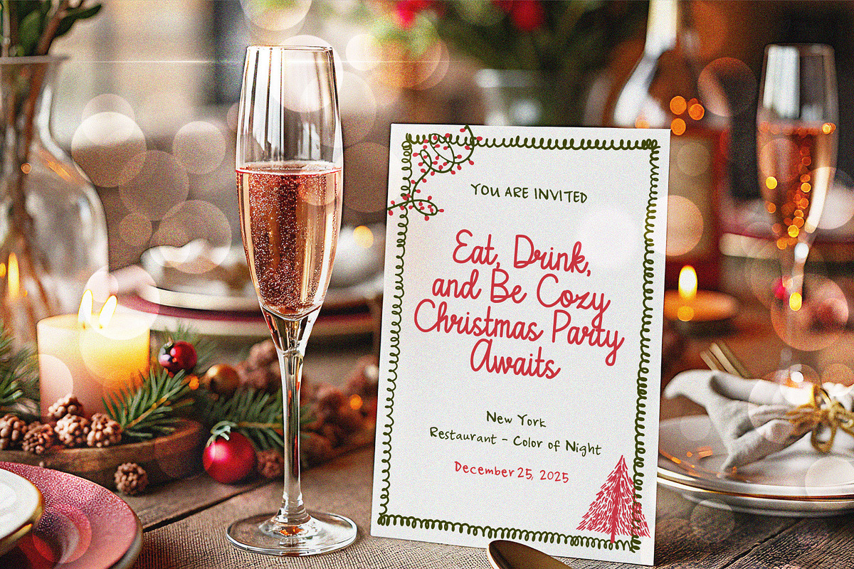 Whimsical Vintage Christmas Clipart, an Illustration by ollalya (Photo 2 of 9)