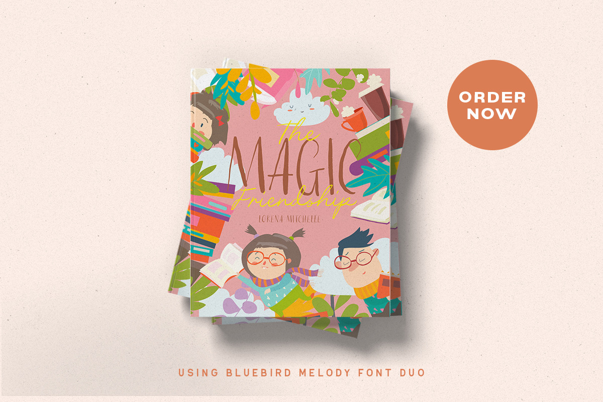 Bluebird Melody - Organic Font Duo, a Handwritten Font by Letterhend Studio (Photo 6 of 9)
