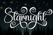 Starnight | Script Font, a Handwritten Font by Scratchones (Thumbnail 1 of 9)