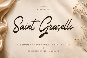 Saint Grasello – Signature Font