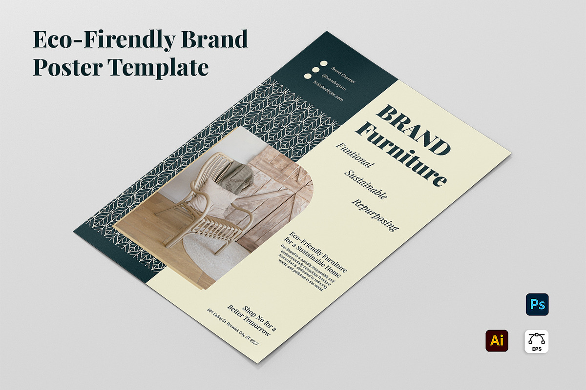 Furniture Brand Poster, a Poster Template by Fannan Studio (Photo 2 of 3)