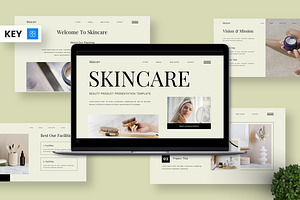 Skincare - Beauty Product Keynote, a Presentation Template by Deepslide Studio