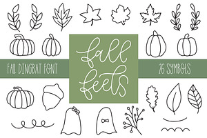 Fall Feels, Dingbat Font