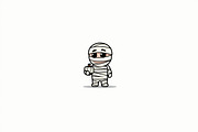 Halloween Ghost & Skeleton Art, an Illustration by hafijul (Thumbnail 12 of 26)