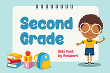 Second Grade – Kids Font