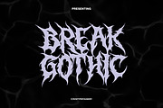 Break Gothic, a Blackletter Font by Rvq Type Foundry (Thumbnail 1 of 6)