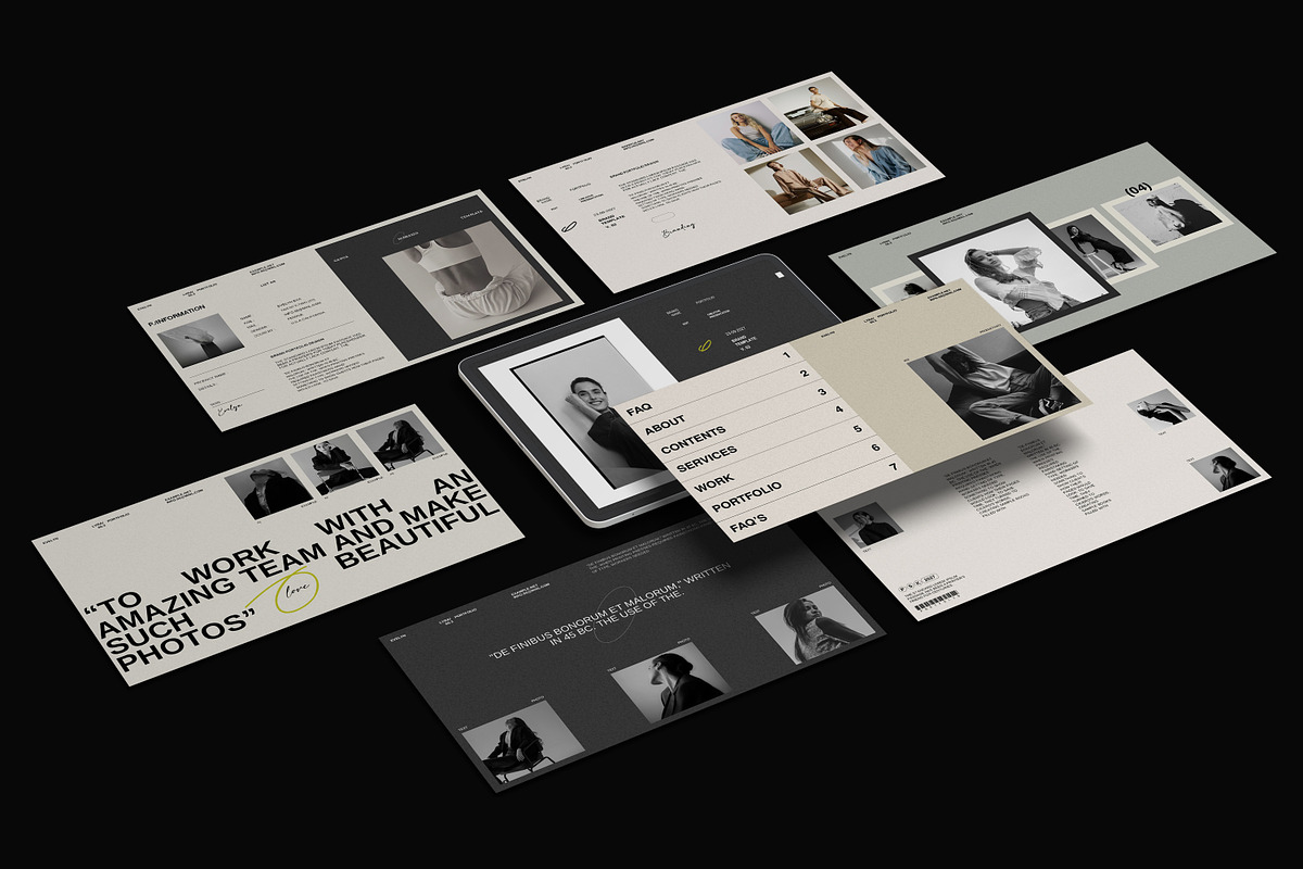 Brand Portfolio Template, a Presentation Template by slidestock55 (Photo 10 of 14)